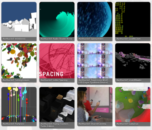 GAFFTA Hack Projects for #arthacksf | The Creators Project + GAFFTA